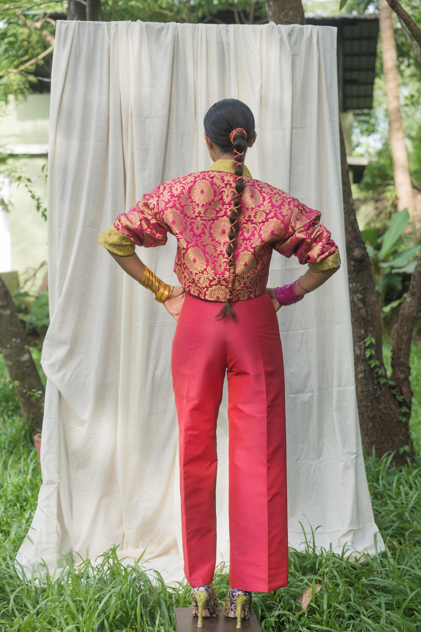 Reversible Jacket and Corseted Pants
