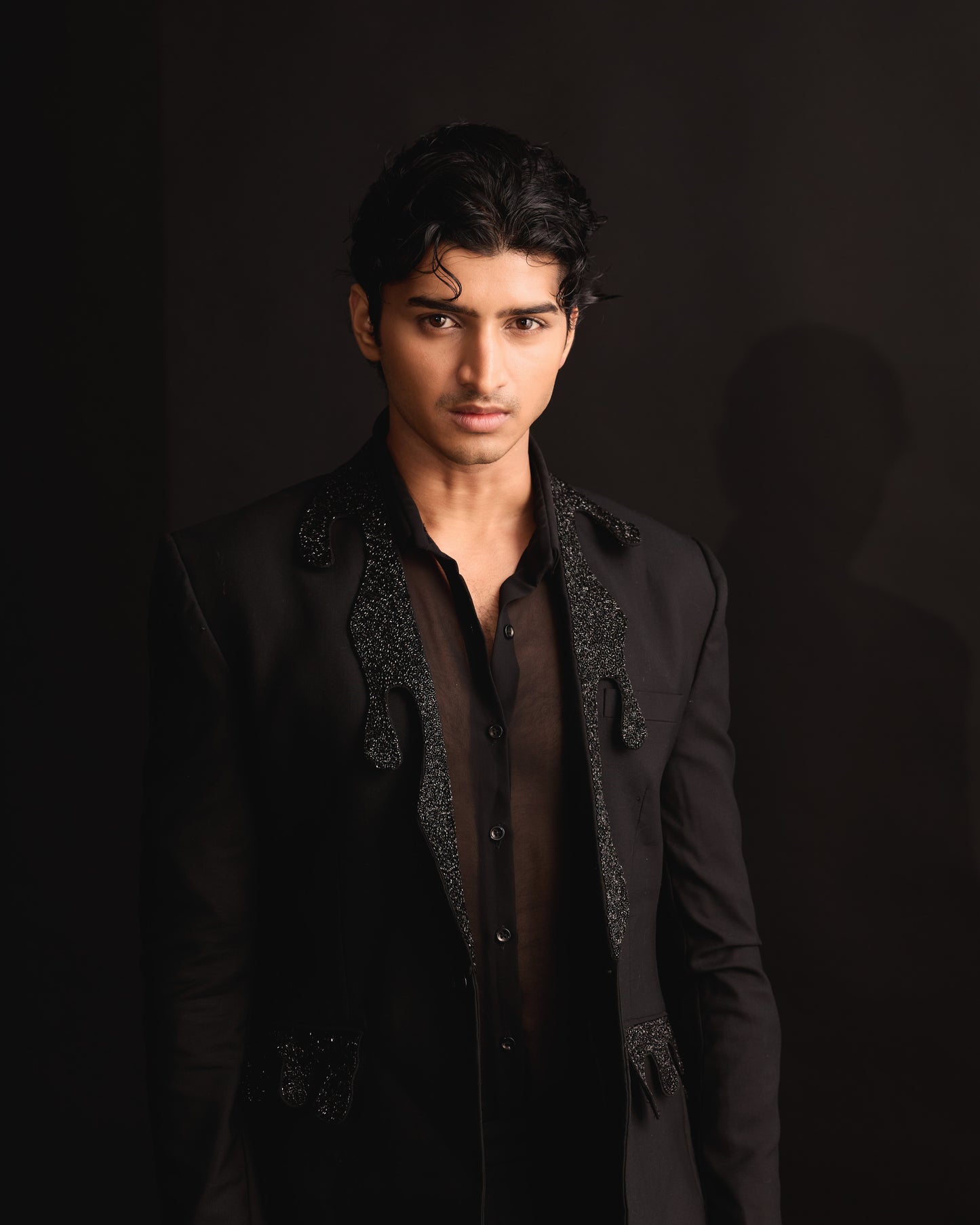 The Black Drip Blazer
