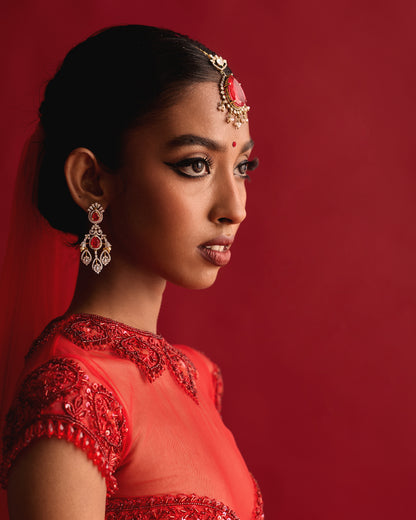 The Red Lehenga