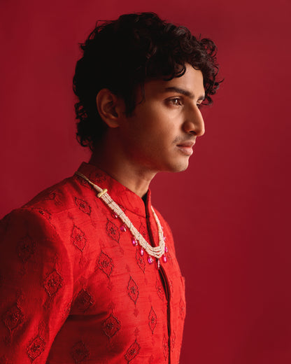 The Red Achkan