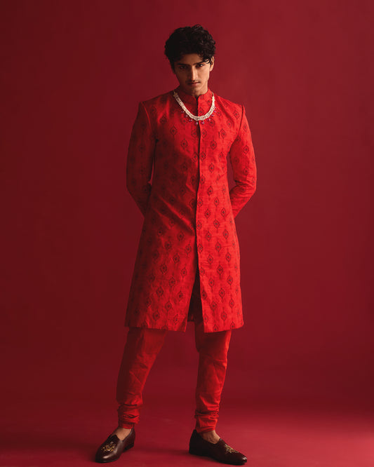 The Red Achkan