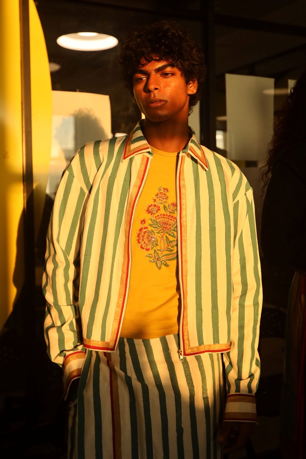 The Striped Bomber Jacket