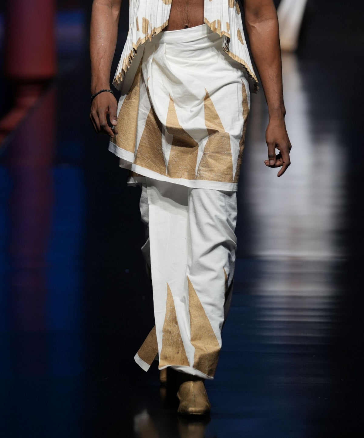 The Pre-draped Layered Dhoti