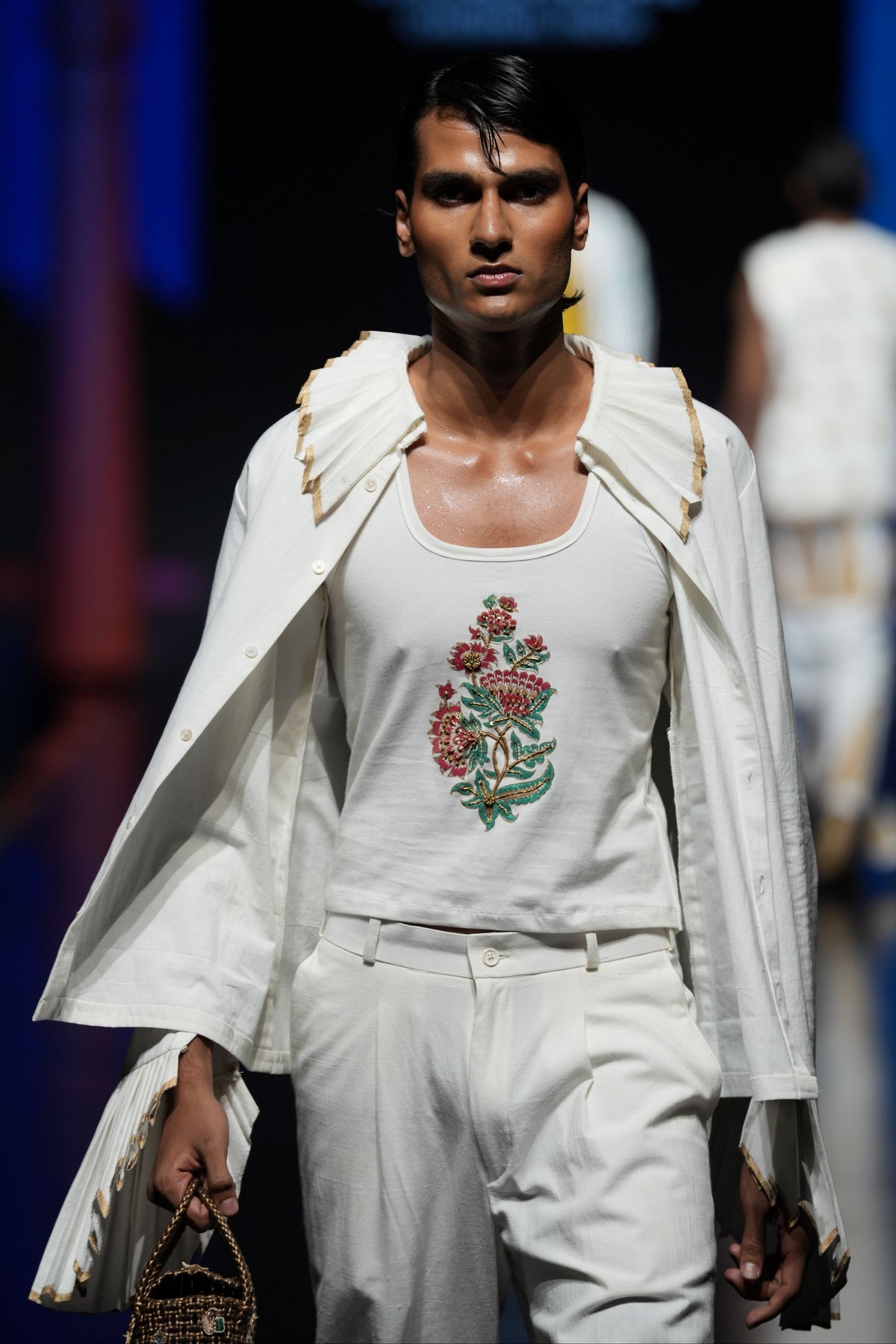 The Pleated Statement Shirt