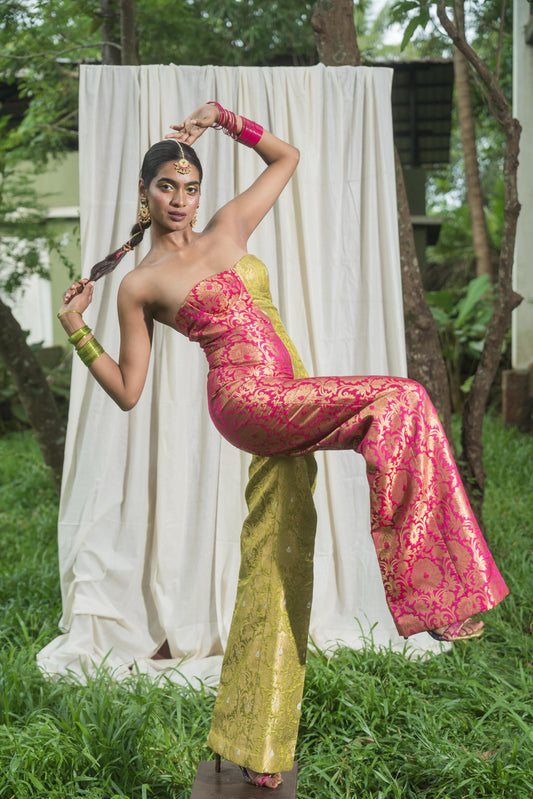 Half & Half Jumpsuit