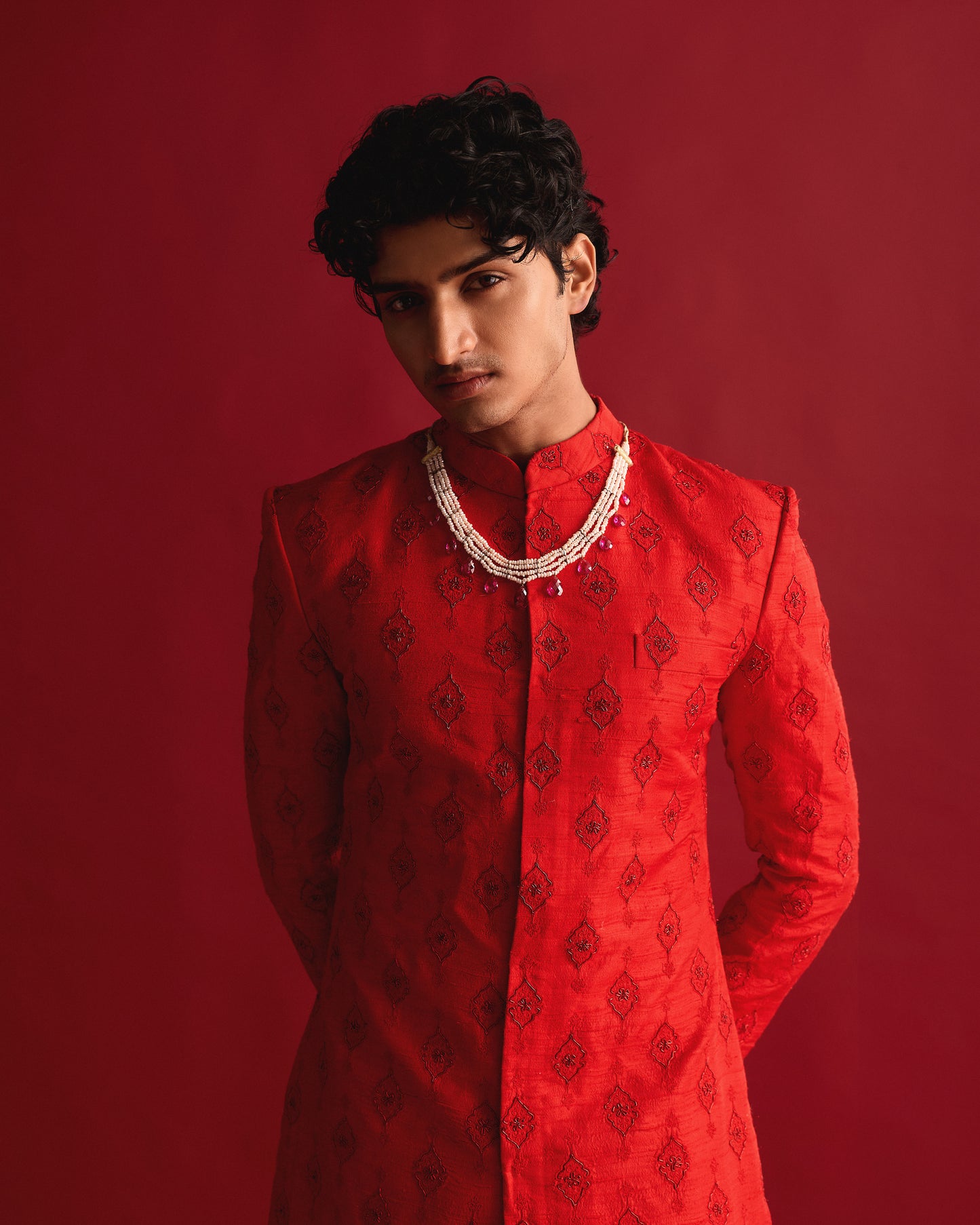 The Red Achkan