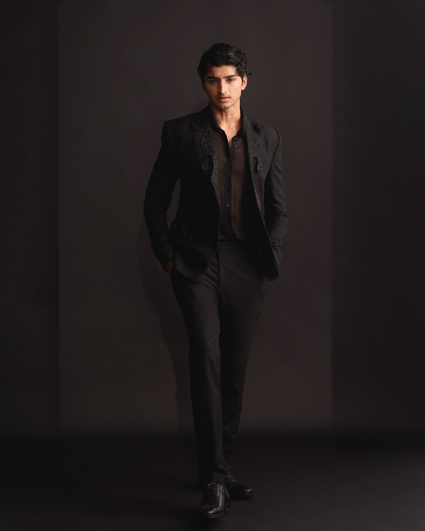 The Black Drip Blazer