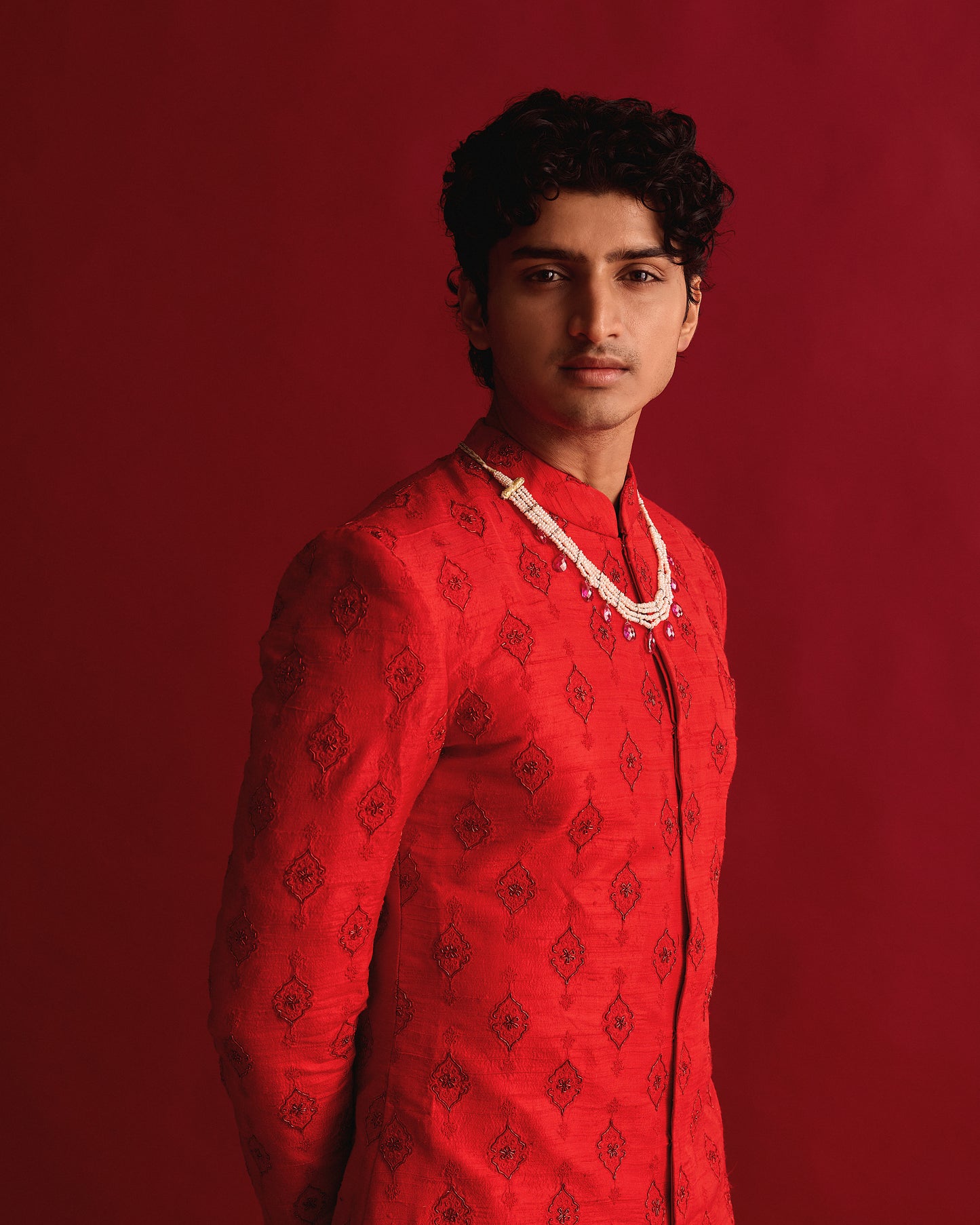 The Red Achkan