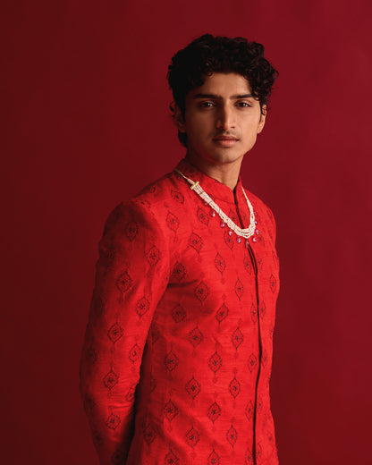 The Red Achkan