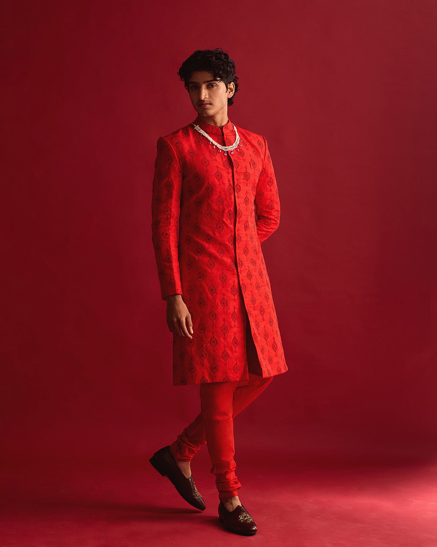 The Red Achkan